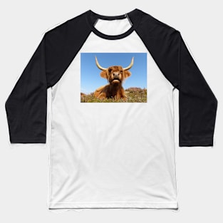 Highland Cow Baseball T-Shirt